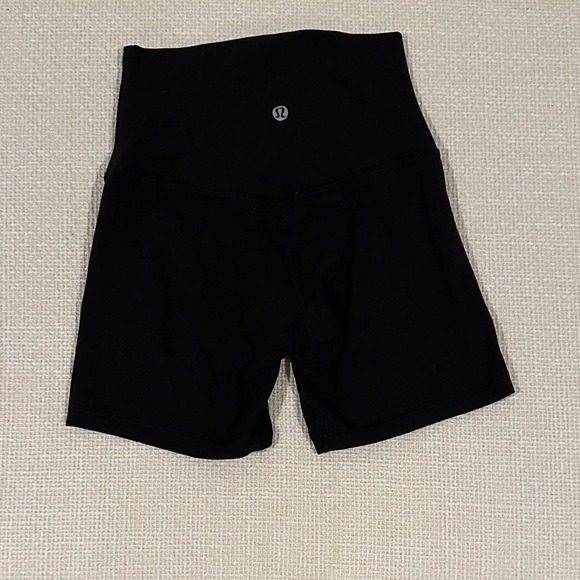 Lululemon Black Bike Shorts - Picture 2 of 2